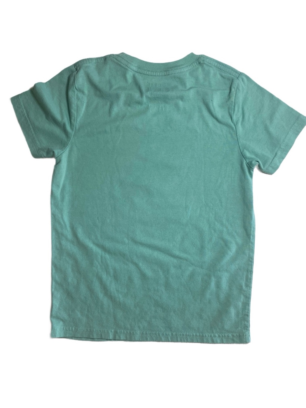 Boys 2 T- shirts 1 Green Yoshi Graphic Tee & Beige “Friends” Short Sleeve Size 6 - Picture 3 of 9